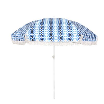 Bungalow Rose Butler Beach Fiberglass Portable 6.5' Beach Umbrella   